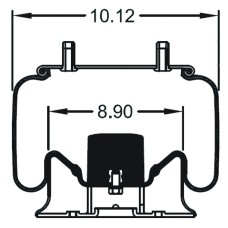 Air Spring Assembly - ​Watson & Chalin TA250 Top Mount